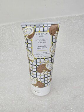 Beekman 1802 Coconut Cream Goat Milk Hand Cream 3.4 Fl Oz Hydrating & Nourishing